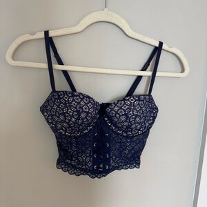 Victoria’s Secret Navy Lace Bralette